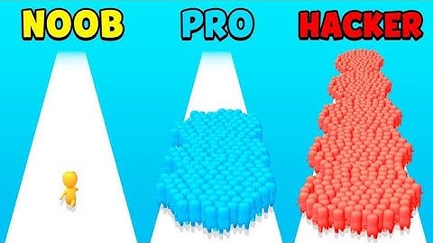 NOOB VS PRO VS HACKER COUNT MASTER