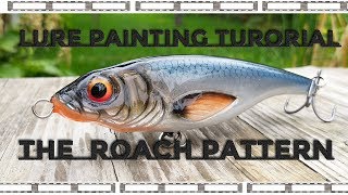 Lure painting Tutorial-The Roach pattern