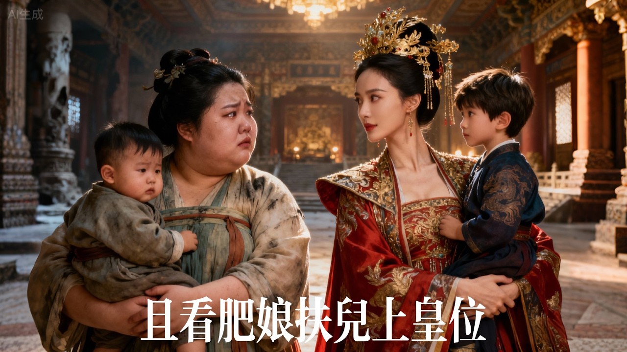 新劇搶先看【且看肥娘扶兒上皇位】現代辣妹穿成冷宮胖妃，連帶兒子遭全朝唾棄？她瘦身逆襲驚艷天下！靠時空超市智鬥後宮平定叛亂，渣帝跪求複合？本宮攜子獨美，前夫靠邊！