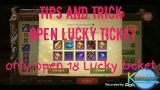 Crusader of light ~ Tips And Trick open Lucky Ticket by KzDanger™, only 18 lucky ticket