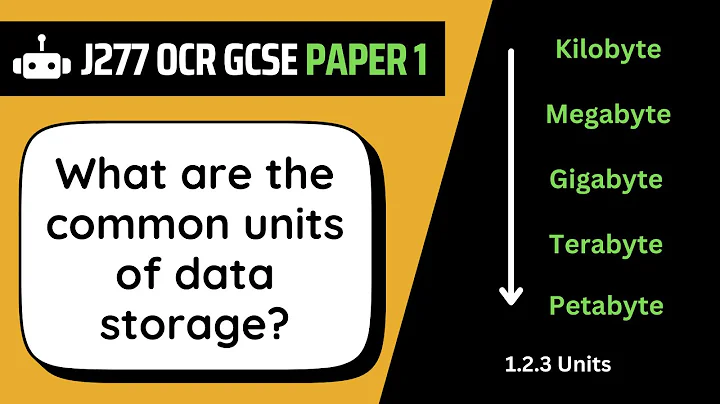 Units of Data Storage | 2.3 | OCR GCSE Computer Science | J277