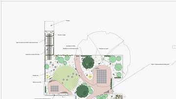 Print an exact 1:100 scale landscape drawing