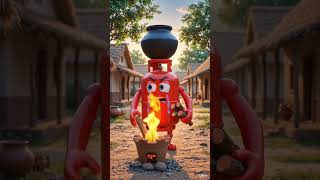 chulha Raja ban gaya#cartoon#comedy #funny #shortsvideo