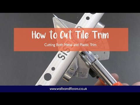 How to Cut Tile Trim - Metal and Plastic