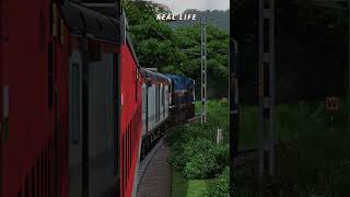 Real life | train simulator classic | Indian Train Games #train #traingame #shorts #railworks