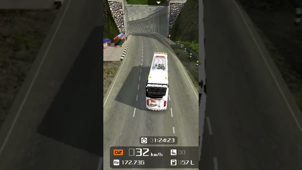 Bus simulator  bus way in a bridgegasolina 