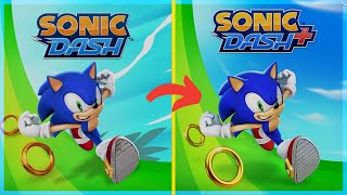 Sonic Dash VS Sonic Dash+ Comparison screenshot 3
