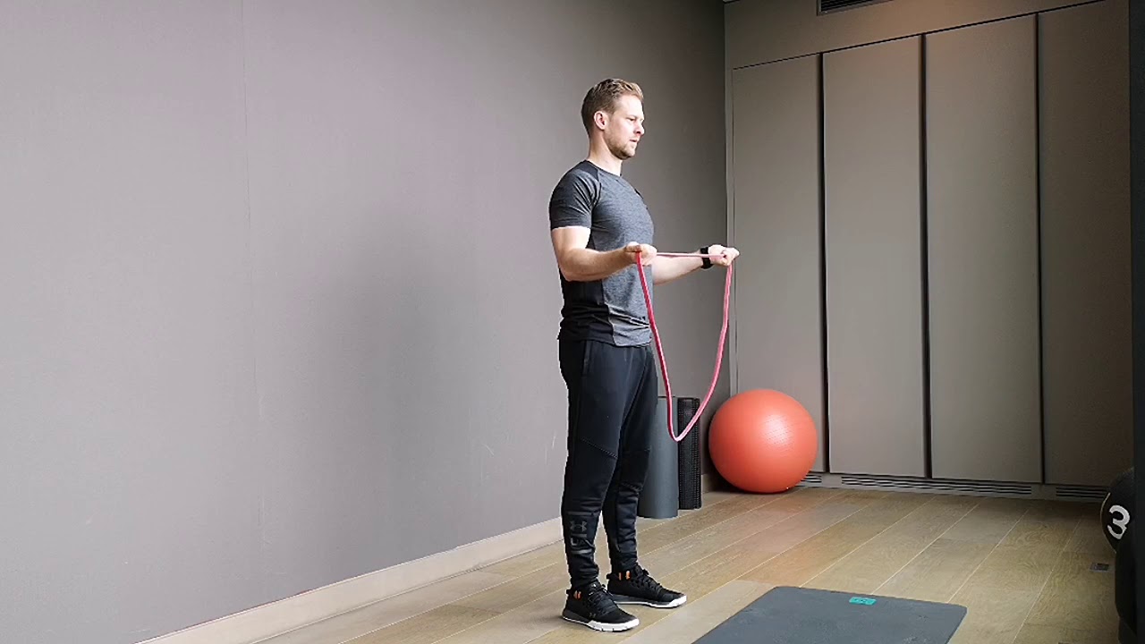 RESISTANCE BAND EXTERNAL ROTATION YouTube