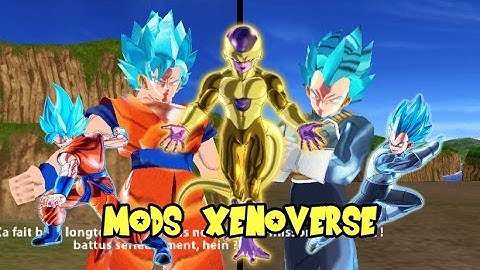 DBZ Tenkaichi Tag Team Mods Xenoverse [By me] SSGSS Goku SSGSS Vegeta VS Golden Freezer