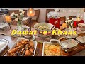 Dawat vlog with tablesetting  10 recipes  pakistani mom in canadacookedbysabeen