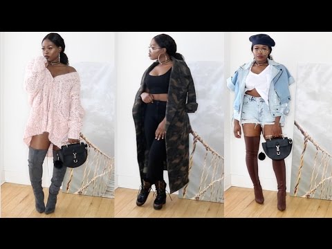 Fall Lookbook| My Carefree Outfits With Glasses - YouTube