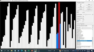 Block sort, or block merge sort (animation)