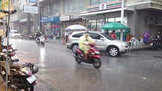 Pattaya Today Rain All Day Soi Buakhao Pattaya Thailand