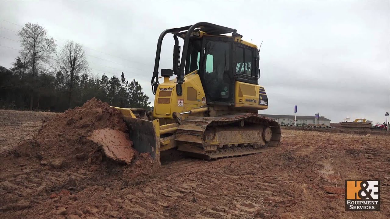 H&E Equipment 2F Farms Komatsu D39PX YouTube