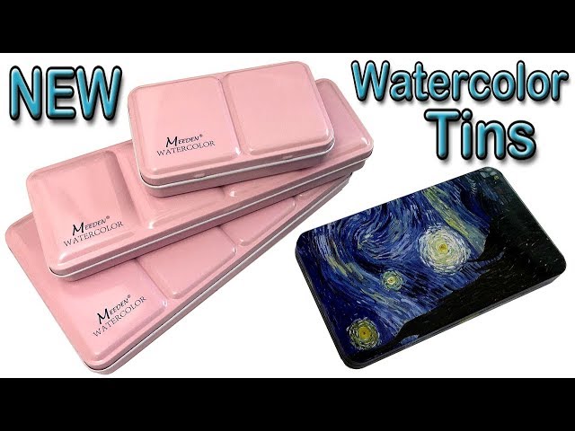 Unboxing New Watercolor Tin Boxes PLUS other Watercolor Palette Ideas 