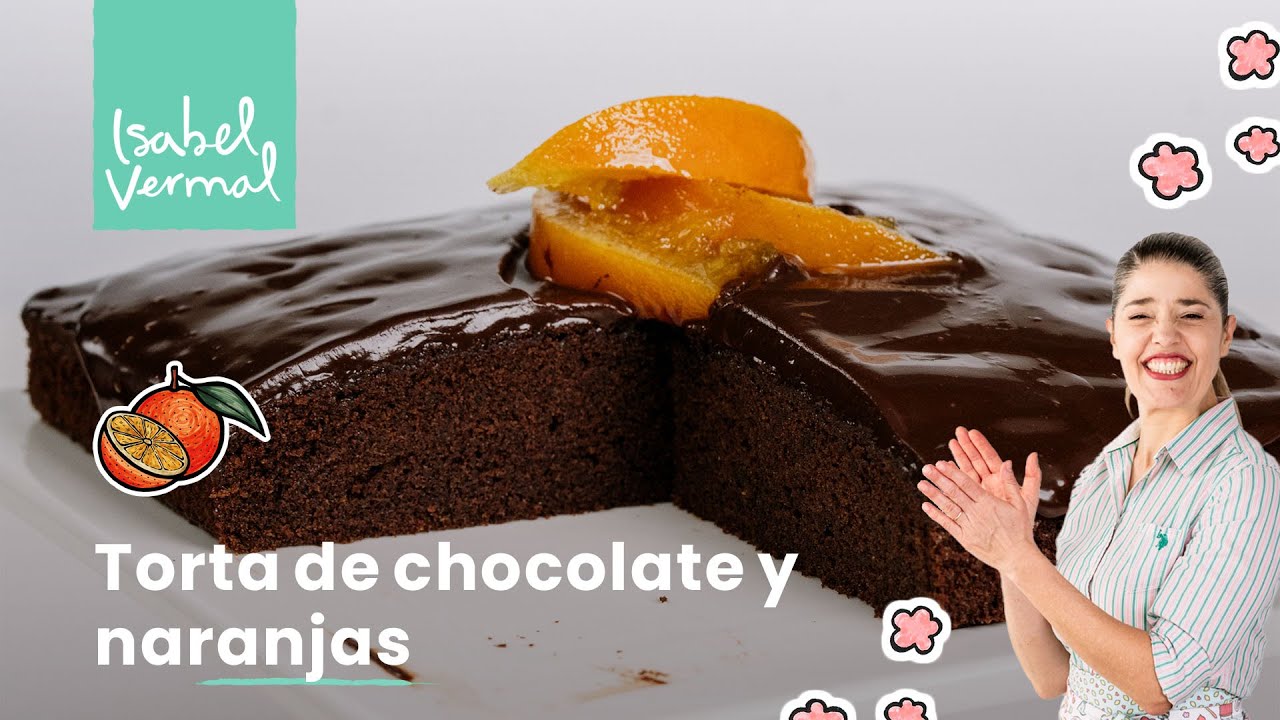 Torta de chocolate y naranjas