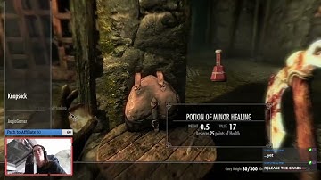 Skyrim - Highlight: My viewers are agents of chaos - Testing out Crowd Control