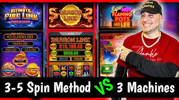 The 3-5 Spin Method VS Dragon Link/Fire Link/Flaming Pots!
