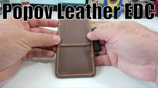 Popov Leather Wallet and EDC Pocket Armor Every Day Carry Review