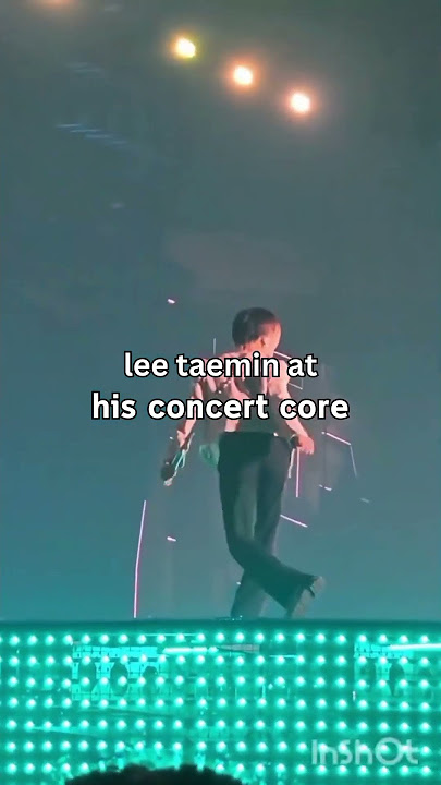 🎀✨ lee taemin at his concert core #leetaemin #taemin #shinee #kpop #funny