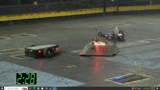 Mortician and CatKong BattleBots Proving Grounds Fight 1