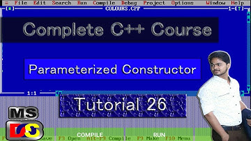 Parameterized Constructor in C++ (HINDI/URDU) | Tutorial 26