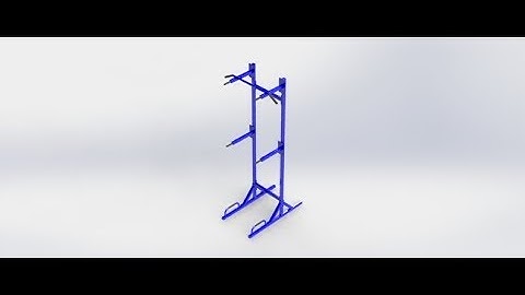 PUSH UP PULL UP GYM EQUIPMENT solidWorks tutorial