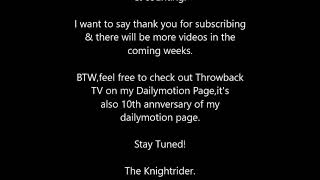 Message from The Knightrider