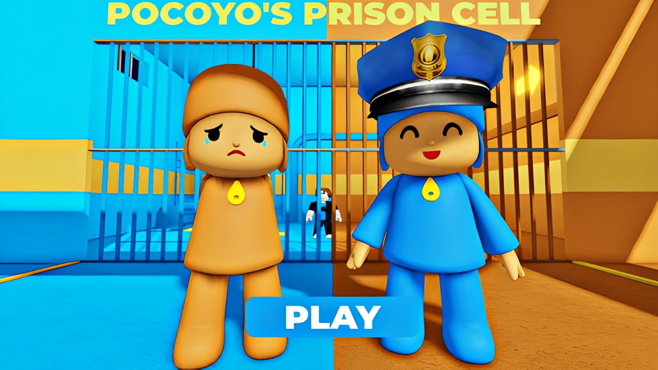 Pocoyo Prisoner Vs Police Prison Run! (Obby) Gameplay #roblox #pocoyo ...