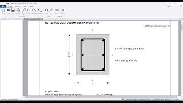 Tekla Tedds tutorials for Beginner | Analysis and Design Rectangular column As per ACI 318 | Lec-05