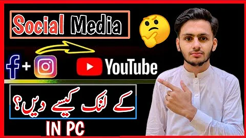 How to Add Social Links on YouTube Channel on PC| Copy instagram Account Link 2022