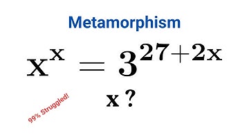 Creative Exponential Challenge Using Metamorphism | International Math Olympiad Inspired Problem