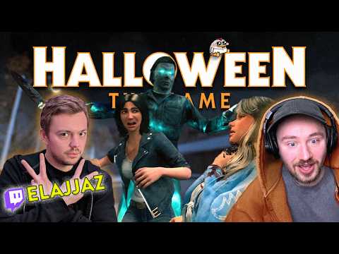 I Played Halloween with LEGENDARY Streamers || Halloween The Game