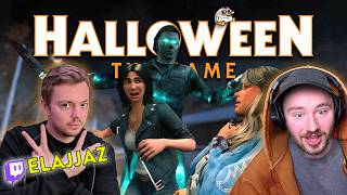 I Played Halloween with LEGENDARY Streamers || Halloween The Game