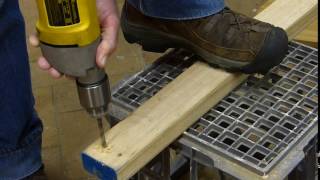 Electric Drill Drilling Timber, Sound Effect with Video. screenshot 5