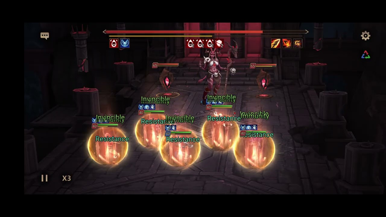 Abyssal Summoners: Dungeon; Safe Death Stage 10 run.