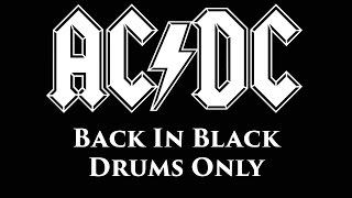 ACDC Back In Black DRUMS ONLY chords