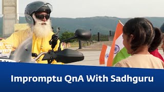 Independence Day Gossip Session - Samskriti Students with Sadhguru screenshot 5