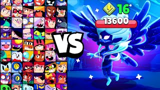 EMZ AQUARIUS vs ALL BRAWLERS! With 16 POWER-UPs! | Brawl Stars