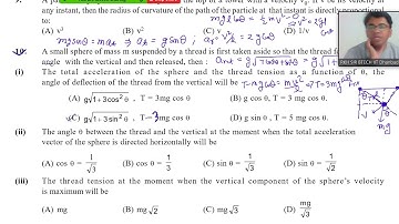 Doubt.1 of Circular Motion Advanced Module by RKH SIR
