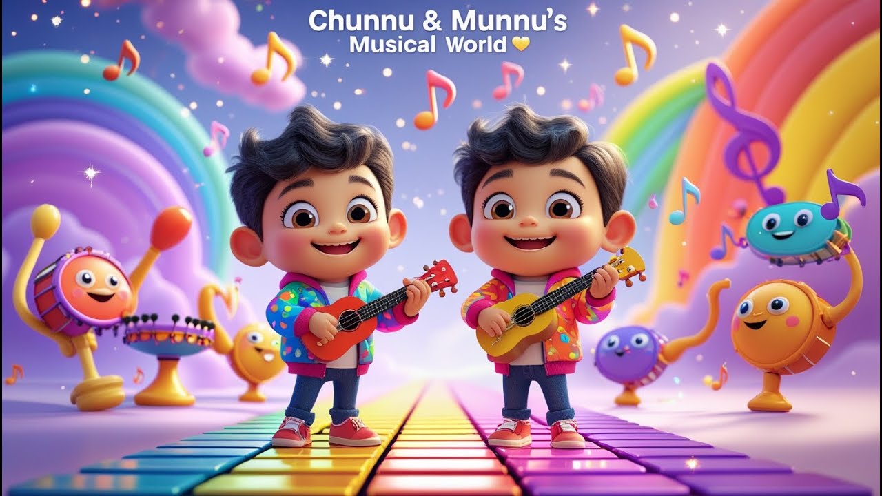 Chunnu & Munnu’s Musical World | Rhymes for Curious Kids | Sing, Learn ...