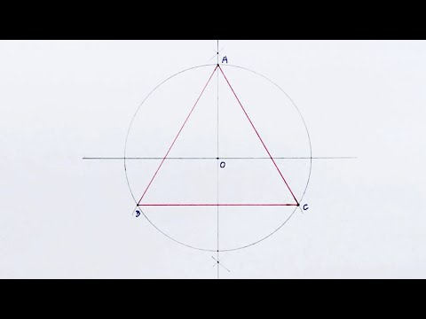 Video: Paano Mag-inscribe Ng Isang Equilateral Triangle Sa Isang Bilog