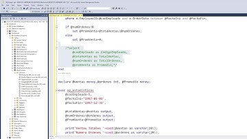 Procedimientos Almacenados, Cursores y Transacciones