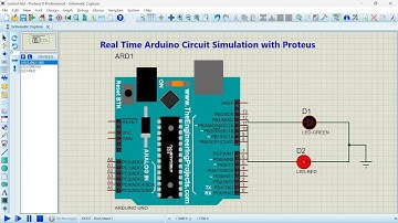 Real-Time Arduino Circuit Simulation with Proteus