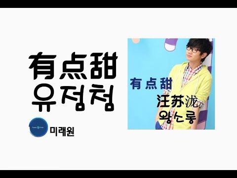 [중국노래] 한글가사/ 해석 /자막/병음 왕소롱과 BY2(汪苏泷&BY2)의 달콤한데(有点甜 유점첨)