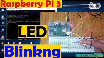 Raspberry pi 3 tutorial #3: Led blinking Python program "Beginners level" pi 3 model