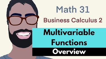 8.1 Multivariable Functions--Overview (Video 1) | Business Calculus 2