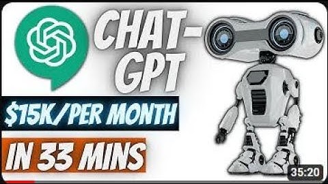 CHATGPT Builds Passive Income With Chat GPT OpenAI-$15,000Month [PART 1]