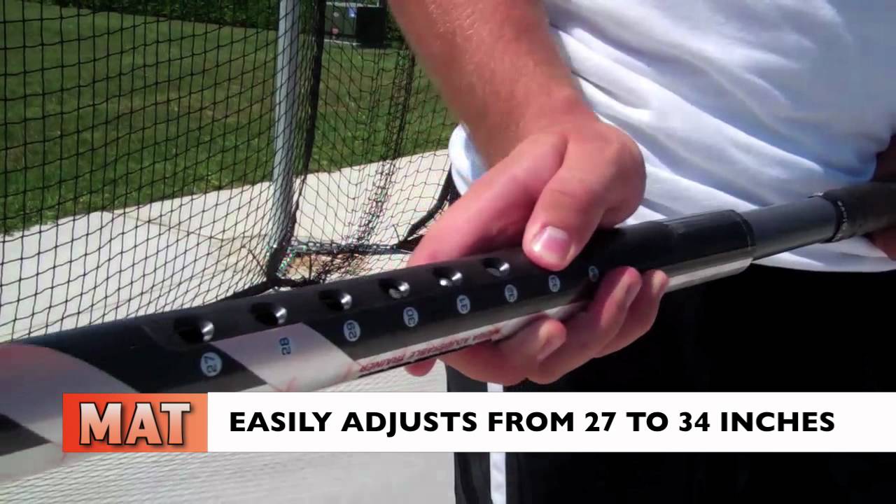 Meiga Adjustable Softball and Baseball Training Bat YouTube