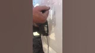 How to remove Chevy Express GMC Savana Van side door hinge pins